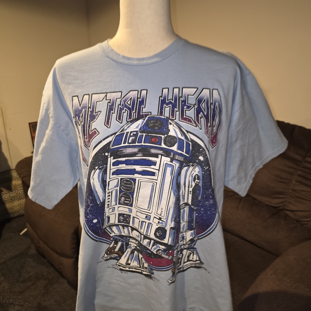 Star Wars Light Blue R2-D2 Graphic Tee - Picture 3 of 4